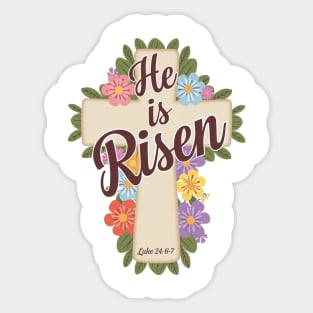 He is Risen - Supernatural Power Sticker